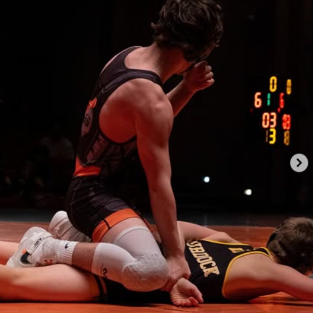 Nike Tawa off-white custom rare used Caden Correll wrestling shoes size 9